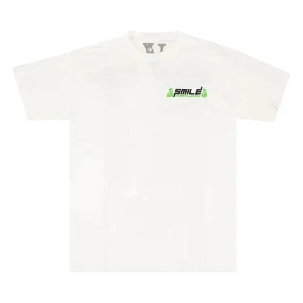 Vlone Mens Juice WRLD x XO Double Agent White Graphic T-Shirt Size L